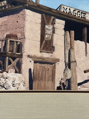 MINE PAINTING MINING AMERICAN REGIONALISM GHOST TOWN REALISTIC LISTED FAMOUS
