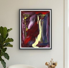 FINELLI ORIGINAL Acryllic Painting High Art Modern Collectible 11×14 COA G8I