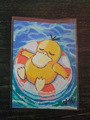*CUSTOM* ACEO Original Pokemon Acrylic Painting Trading Card *PICK YOUR MON*