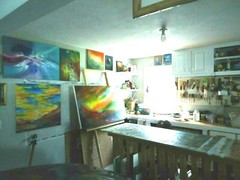 ORIGINAL PAINTING Signed „Wave Maker“14×14 stretched canvas Steven G. Graff