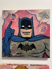 “Vintage Batman No. 6” Dr. Smash Pop Art Surrealism Original Painting Rare