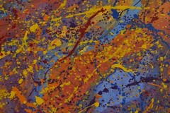 Jackson Pollock style￼ Profession￼al Painting 81” X 62”(6ft 9in)Abstract Modern