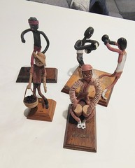 4 Antique Cuban Sculpture Cuban Art Vintage Cuba Figurines