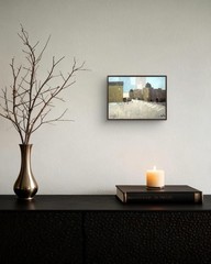River North 8×6 oil painting Chicago Urban landscape fine art home decor