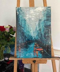 Downtown Mile original by Olga Lipats cityscape