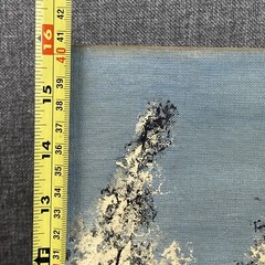 A Towler SIGNED Scene Winter Landscape Painting on Plyex Canvas Board 20″x16″