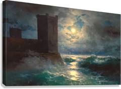 Ivan Aivazovsky Genoese Towers Reproduction – Giclee Canvas/Paper/Stretched