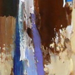 AUTUMN TREES landscape Oil painting DEMENKO NATALIA impressionism 8X10