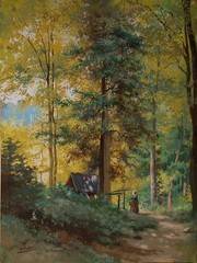 Karl Flieher (1881-1958) Spring in the Purkersdorf Forest – 1907