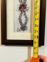 1991 Vintage Oil Painting by Glynda Turley Signed and Framed 8×25.5 In