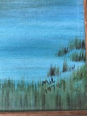 Oil Painting Hawley Lake White Mountain Apache Reservation Arizona Landscape