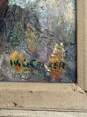 CHIEF FURBAY PORTRAIT PAINTING NATIVE AMERICAN INDIAN TRIBAL ART IMPRESSIONIST
