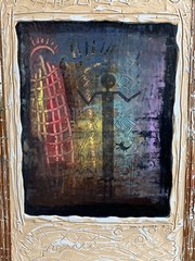 Gary S Bowling original mixed media painting ~ West Virginia