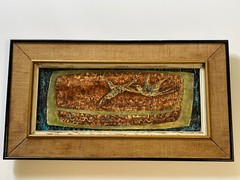 Bird Painting Expressionist 1960’s Mystery Artist Mid Century Modernism Abstract