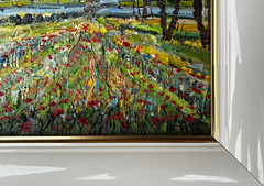 H. Wolff Zbigniew (Polish 1940-) „Landscape, Laki-Summer“ Oil Painting on Canvas
