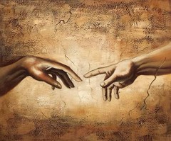 Creation, 20×24 Hand Painted Oil Painting on Canvas