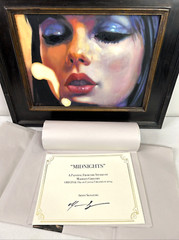 Taylor Swift Midnights Oil Painting 18×22 Framed Original Madison Gregory Art