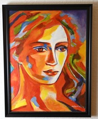 HELENA WIERZBICKI (Argentina) Original Fauvist Style Painting 26″H X 20″W