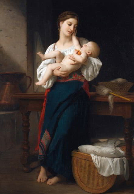 stunning oil painting handpainted on canvas-First caress