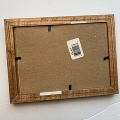 Vintage picture wooden frame Summer Landscape by the River – Wall Art 6”x8.5”