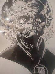 Green lantern, original David Finch, 11×17, framed and matted