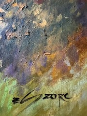 EVA SZORC „Fall Harvest“ Landscape Painting Original Oil On Canvas