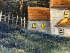 16 x 20 Oil Painting on Canvas….“Evening Showers“