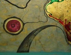 Contemporary Art Abstract Painting Minimalist Original Signed Artist Golden Leaf