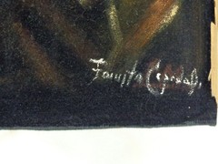 1970’S ARTIST SIGNED BLACK VELVET PAINTING „OLD SEA CAPTAIN“ SUPER NICE MUST SEE