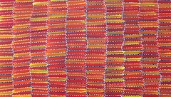 SELINA NUMINA 100 x 60 cm Original Aboriginal Painting. Bush Yam