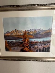 Original Watercolor Painting of Colorado Landscape by Artist Ernestine
