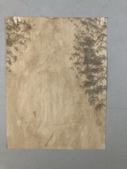 18th Century French School Ink Drawing of Jesus Christ, Angel & Putti