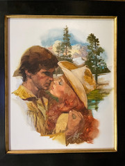 HOWARD ROGERS ORIGINAL PAINTING 12 X 9 1/2 „WARM EMBRACE“