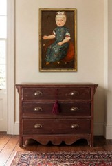 18th Century Oil – Girl with Maybug