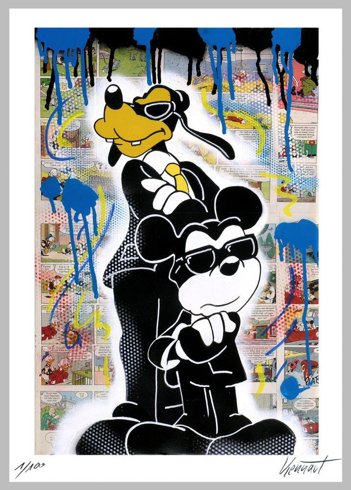 Art Print Graphic Street Art, Pop Art Picture, Hand Signed, Limited, Numbered