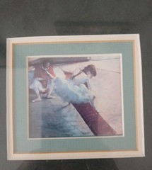 Edgar Degas framed print Resting Dancers