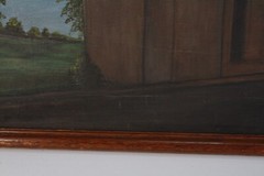 Russian Church Oil Painting Signed R Marcos