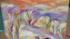 Enchanted Forest ”An Original , Large Acrylic Painting 36”x24”