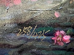 CAO YONG – DAY OF LOVE – HE 30″ X 40″ – HAND EMBELLISHED GICLEE CANVAS w/COA