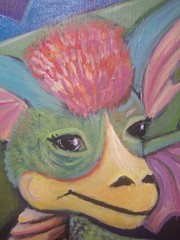 Baby Dragon 9×12 Canvas Paper