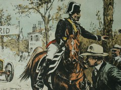 Heinz Wehlisch XX century Renault Race Paris-Madrid 1903