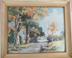 California Watercolor 1930-1950 Davis F Schwartz (1879-1969) 19×23″ NOT A PRINT
