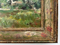 Pastoral landscape Ernest Fuhr 1874-1933, listed NY/CT artist