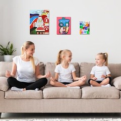 Stretched Canvases Painting Canvas for Acrylics,Oils & Other Painting Media