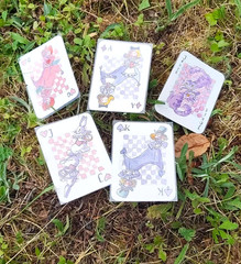 ACEO: Original Watercolor (6.4 x 8.9 cm) Alice in Wonderland 3/5 by Lenahui