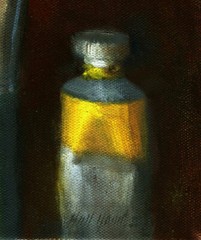 Oil Painter’s Tools 10×8 in. Original Oil on canvas Hall Groat II