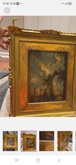 Balan Original Signed Framed Oil Painting Realism Cityscape Architecture 19in