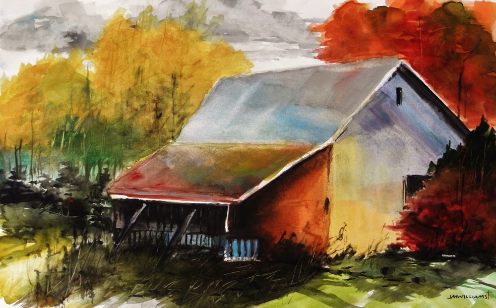 Barn In A Warm Light