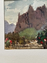 FREDERIC WHITAKER PAINTING AMERICAN LANDSCAPE IMPRESSIONISM LISTED FAMOUS SMALL