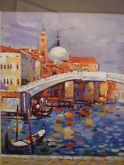 Bridges In Venice by Shkelgim Dani 2003 Signed & Numbered 8″ x 9 5/8″ COA